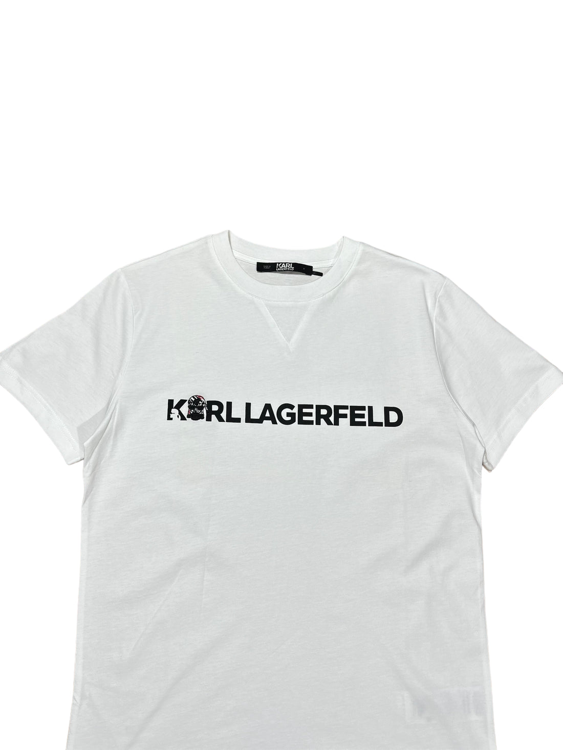 Karl Lagerfeld Zebra Embroidered T-shirt